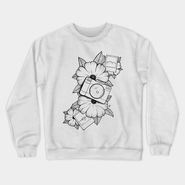 Capture life Crewneck Sweatshirt by VanessArtisticSoul